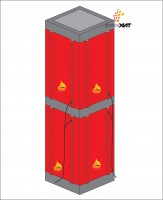 Термовкладыш для прогрева колонн