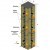 Прогрев стыка колонны 2-ух сегментными термоматами с использованием кондуктора