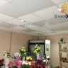 потолочные нагреватели на потолке продуктового магазина